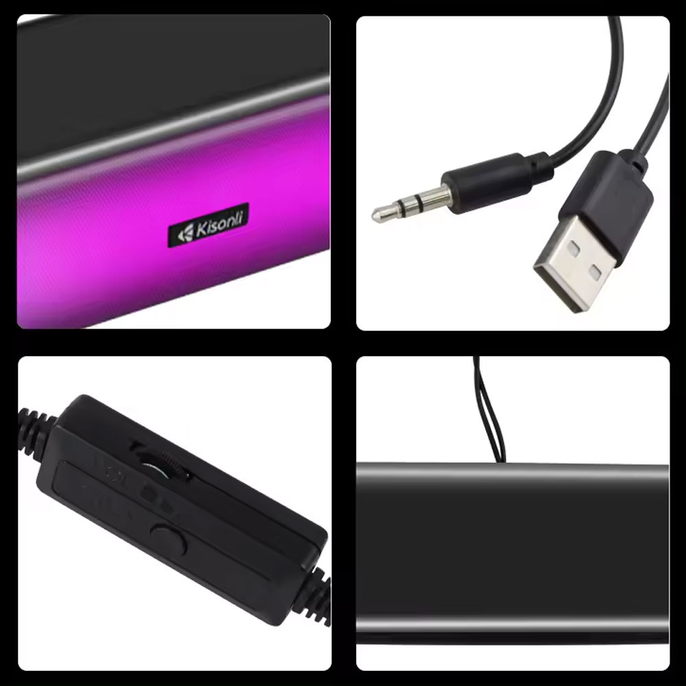 Loa máy tính Bluetooth Kisonli i-630 | Black